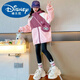 Disney Disney Girls' Coat Autumn 2023 New Fashionable Casual Girls Autumn Zipper Cardigan Outdoor
