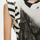 
JNBY/Jiangnan Buddy Spring and Summer Dress Women's Design Elegant Print Long Sleeveless Temperament 5N5G13570 965/Black and White Strips/Grade M