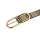 
GUCCI Women's Jackie 1961 Series GG Printed Belt Belt Beige/Ebony 649492 KGD0G 9742 95