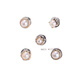 Mays Will pearl anti-glare buttons 5-piece set Pearl anti-glare buttons 5-piece pack