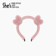 She s Akiko headband imitation fur cute little bear pressed hair headband hairpin hair accessories hairpin birthday gift for girlfriend pink A0