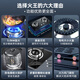 火王（Hione）燃气灶天然气双灶 5.0kW猛火液化气煤气灶 防风旋火台式嵌入式一级能效节能灶W01L/B W01L/B(5.0kW/天然气12T）
