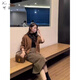 可茵（Keyin）小香风连衣裙套装女2025年秋冬新款美拉德穿搭针织毛衣外套裙子女 针织外套+半身裙 XL