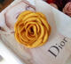 Oin tridimensional nueva tela de rosa broche broche broche cabeza de flores profesionales de la cabeza de trabajo ropa versátil accesorios para mujeres beige 12 cm