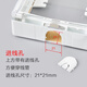 GEIYURIC surface-mounted switch socket waterproof box adhesive outdoor bathroom wire box heightened outdoor transparent splashproof box