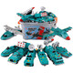 Kindermontagespielzeug für magnetische Verformungen 3-6 Jahre alt, sich ständig verändert Magnetische Bauschulen für Kindergeburtstagsgeschenke [Mobile Team-34-Stück-Set + Speicherbox] ändern.