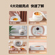 Tianji electric stew pot ceramic mini baby BB soup and porridge pot household water-proof bird's nest electric stew pot for baby porridge pot capacity 1 liter double-layer shell automatic heat preservation 1L scheduled timer glass lid anti-dry cooking