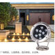LED underwater light 3w6w9w12w18w pool underwater light fish pond landscape light fountain light waterproof colorful spotlight 6 watts colorful automatic dimming