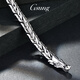 GsunG platinum bracelet men's new PT950 faucet bracelet is generous and wide platinum men's bracelet keel chain PT950 bracelet is about 76 grams and 22 cm pre-ordered