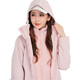 Version coréenne Brelrmon de la veste à vent pour les femmes et les hommes, extérieur à l'époque froide trois-en-un chaude et amovible de ski veste veste HS12805 Pink-women S