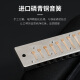 雁鹏丽声高档初学者十二孔树脂格布鲁斯口琴低音加faLa 12孔 红色 C调（初学者专用）