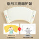 Wenou children's pillow 1-3 years old and above baby pillow baby kindergarten special nap silicone neck pillow fan-shaped pillow pure cotton model H1 3 months-2 years old pillow height 2.5cm