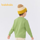 Balabala Kinderkleidung Mädchen Pullover Pullover Herbst und Winter Neue Jungen und Babys Kinder Weihnachtspullover Grüne Ton 00444 100 cm