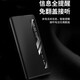 言臣适用vivo x fold3pro手机壳真皮智能视窗vivoxfold3保护套新款全包防摔超薄折叠屏翻盖皮套商务 【薄翼黑】头层牛皮|智能视窗|磁力吸附 vivo X Fold3