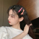 Morning Star Korean new jelly color duckbill hairpin large one-word clip bangs clip simple personality side clip hairpin headdress gray blue