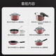 WMF original imported pots and cookware set Naicai rice wok soup pot frying pan milk pot pressure cooker bowl pot combination kitchen utensils quality kitchen Naicai rice rose powder 6-piece set