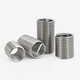 Bingneng 304 stainless steel American wire screw sleeve British thread protective sleeve thread repair braces screw sleeve wire sleeve 5/16-24*1D 10 pieces