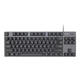 罗技（Logitech）罗技K835有线机械键盘青红轴定制键帽游戏办公打字笔记本台式电脑 黑色红轴
