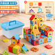 Lezhe building blocks children's toys boys and girls putting together house building blocks assembled large particles three-dimensional 1-3-6th birthday gift