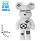 DUZ violent bear building blocks assembled adult tandem small particles girl couple ornaments large birthday gift children toys 9923 Jinx 90 cm