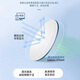 Boshide myopia glasses, anti-blue light glasses, ultra-light half-frame radiation-proof glasses, black silver frame, anti-blue light glasses, no prescription