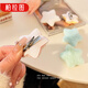 Plato 5 types of autumn and winter star plush hairpins forehead broken hair edge clips hairpins bangs duckbill clip headwear #dopamine plush stars 5 pcs, one each