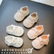 Sweet Chengzhi Baby Schuhe Frühlings- und Herbst Neugeborene Babytuchschuhe weiche Sohle 6-8-9 Monate ohne von Kinder Schritt Frontschuhen 0-1 Jahre atmungsaktiven beige-embroidered Katze mit innerer Länge 11,0 cm (ca. 0-6 Monate)