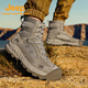 Jeep Martin Boots Men's Spring and Autumn 2025 New High Top Desert Tactical Short Boots Outdoor Hiking Mountaineering Men's Work Boots Khaki 42 (Sports Shoe Size)