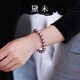 Demi Tongyan 9-11mm round nucleated purple freshwater pearl bracelet S925 silver bracelet bracelet birthday gift 9-11mm round purple pearl/S925 silver