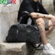 CARTELO crocodile travel bag casual canvas men's travel handbag trendy men's bag large capacity messenger bag sports shoulder bag crossbody bag men's new black