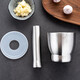 Onlycook garlic masher 304 stainless steel garlic mortar household mashing jar mashing medicine mortar stone mortar pounding mortar grinding mortar jar small/single