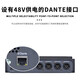 APC SYSTEM Dante network audio interface with 48V phantom power