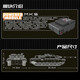 
Yuxing Mowang Military Series Remote Control Electric Mammoth Tank World War II Lego Compatible Boy Assembly Building Blocks Toys Birthday Gift Leopard 2 Desert Tank [Remote Control Version + Sound Effect]