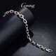 GsunG platinum men's bracelet PT950 cross buckle bracelet platinum women's O-shaped bracelet platinum PT950 bracelet priced by the gram