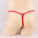 Männer sexy Unterwäsche für Männer für die schwarze Front-Eröffnung von Männern Eröffnungsleder T-Pants Sex Unterwäsche für Männer Tanga Red One Size