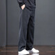 Woodpecker pants men's casual pants spring, autumn and winter new corduroy loose sportswear men's pants plus velvet wide-leg straight pants 509 blue gray plus velvet L /*110-125Jin Jin equals 0.5 kg