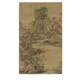 The ancient landscape painting scroll famous paintings of King Mengxia Mountain in Yuan Dynasty replica ancient paintings hanging paintings. The Yuan Dynasty’s Mengxi Mountain Gaoyi painting 12212 50X84 cm (stained by spray paintings) Mounted milky white scroll (Xuan