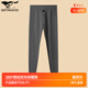 Septwolves German velvet heated long johns men's warm pants men's winter seamless antibacterial leggings ultra-thin line pants slim underpants German velvet heating seamless quick warming rainstorm gray L (170) recommended 110-130Jin Jin is equal to 0.5 kg