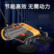 
Seaside hand-pushing sweeper industrial unpowered vacuum-sweeping garbage sweeper property factory workshop breeding farm road warehouse sweeper truck cleaning width 1050mm + 55L large capacity + foldable