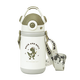 [80% new] BEIE Musician Baby Outdoor Toy Cup 1 Year Old + Children's Strap Cup Strap 440ml Green Dinosaur Children's Gift