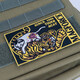 MAGFORCE Outdoor Fashion Embroidery Velcro Personalized Adhesive Armband Badge MP9132 Crouching Tiger, Hidden Cat