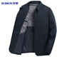 Romon 100% cotton jacket men's young and middle-aged spring and autumn coat work wear casual lapel dad wear men's jacket