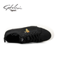 Shachi sports canvas shoes men's autumn casual shoes embroidered soft sole breathable lightweight trendy lace-up shoes men black S1231032A 42
