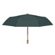 Tri-Pololar Holzgriff Dach falten Vinyl Parasol Handbuch Tri-fach Regenschirm TP7027 Burgund (Handbuch)