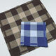 Duoyin men's cotton handkerchief old-fashioned cotton soft sweat-absorbent towel thin handkerchief plaid old man random color (3 pieces) [30*30 size]