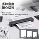 Impresora portátil de viaje Yin Xiansen T831, impresoras A4 pequeñas mini portátiles, oficina de viajes de negocios de oficina móvil (paquete 2)