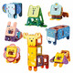 Feelo Magnetic Sheet Assembly Building Block Toys 3-6 Jahre alte Jungen und Mädchen für Kinder Geburtstagsgeschenke 30 Tabletten Low-End 1501m
