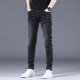 Lee Cooper Jeans transpirables de alta gama para hombres Versión coreana delgada Corea de alta gama Bosques largos Long Long Style y otoño 1049 Gray 28