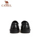 Kamel (Kamel) Business Casual Shoes Middle Middle Herren Kuh weicher Lederfußschuhe A132287560-1 Schwarz 42