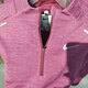 Nike (NIKE) long-sleeved T-shirt men's spring and autumn sportswear running training fitness half-zipper pullover DD566 DD5663-653 pink purple M